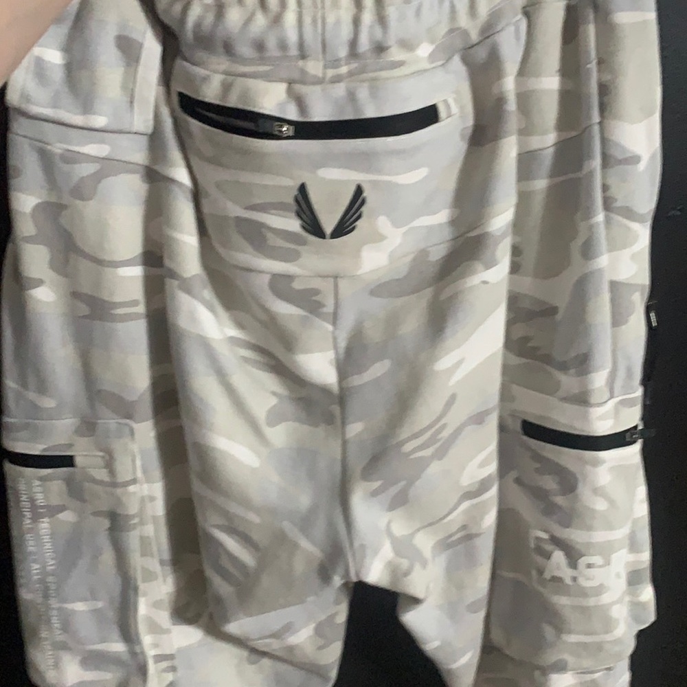 ASRV White Camo Joggers